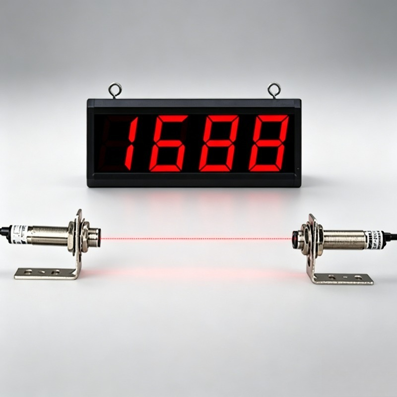 Industrial Laser Machines - آلة عد أجزاء الحزام الناقل بالليزر