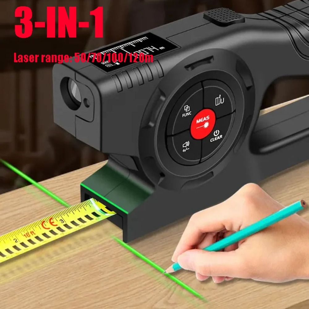 Industrial Laser Cleaner - شريط قياس ليزري 3 في 1