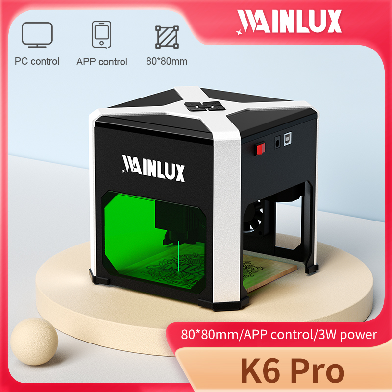 Industrial Laser Blasting - Wainlux الليزر حفارة K6 علامة الطابعة