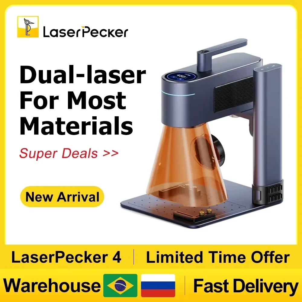 Industrial Laser Cutting - آلة النقش بالليزر LASERPECKER 4 LP4
