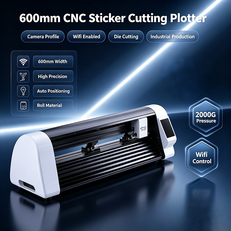 Industrial Laser Cutting - آلة قطع الملصقات بالليزر CNC بعرض