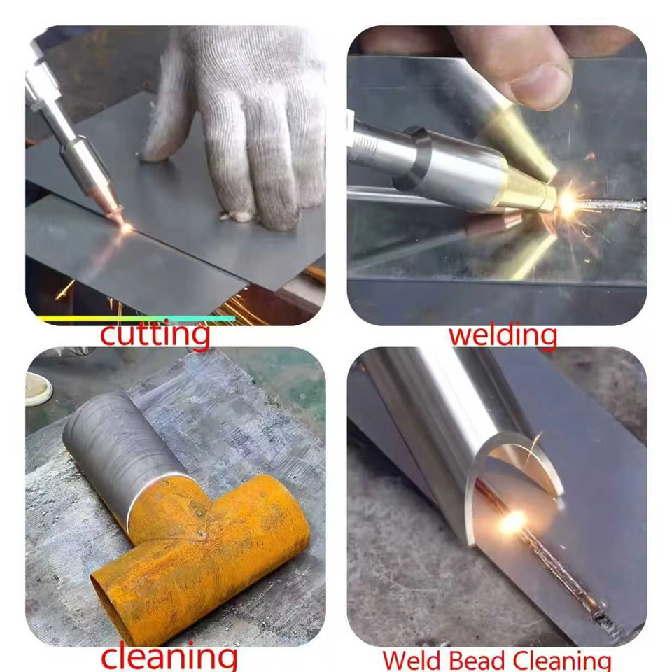 آلة لحام ليزر محمولة 3 في 1 مع - مراجعة Handheld Laser Welding Machine وسعره