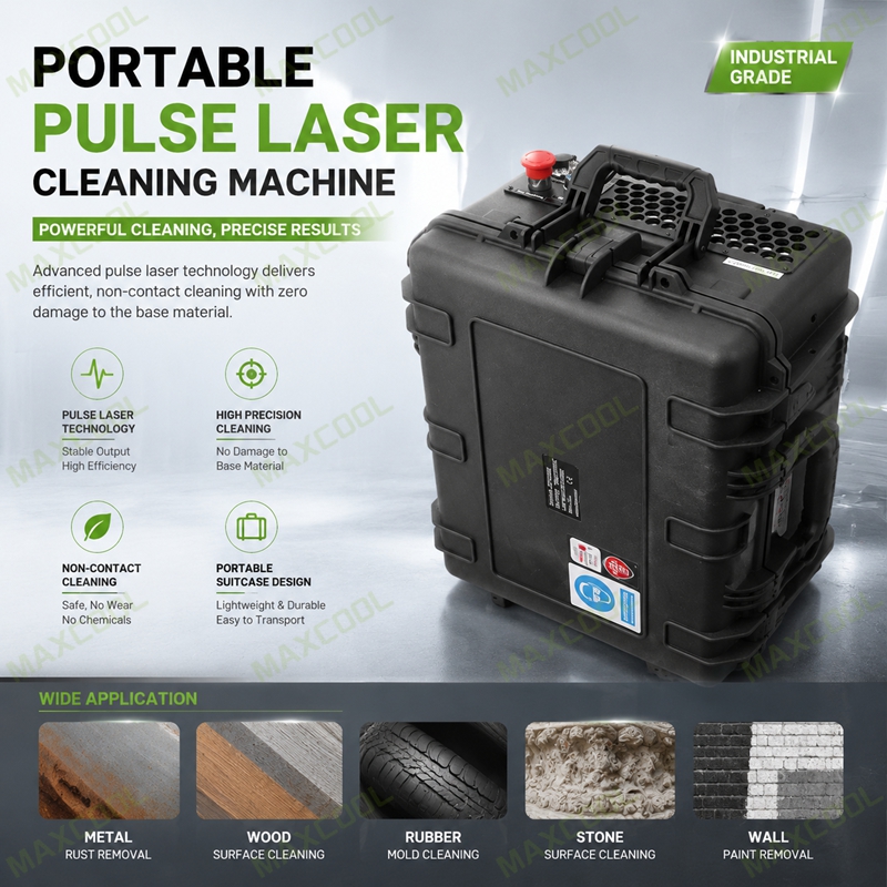آلة تنظيف بالليزر النبضي محمول - مراجعة Portable Laser Rust Removal وسعره