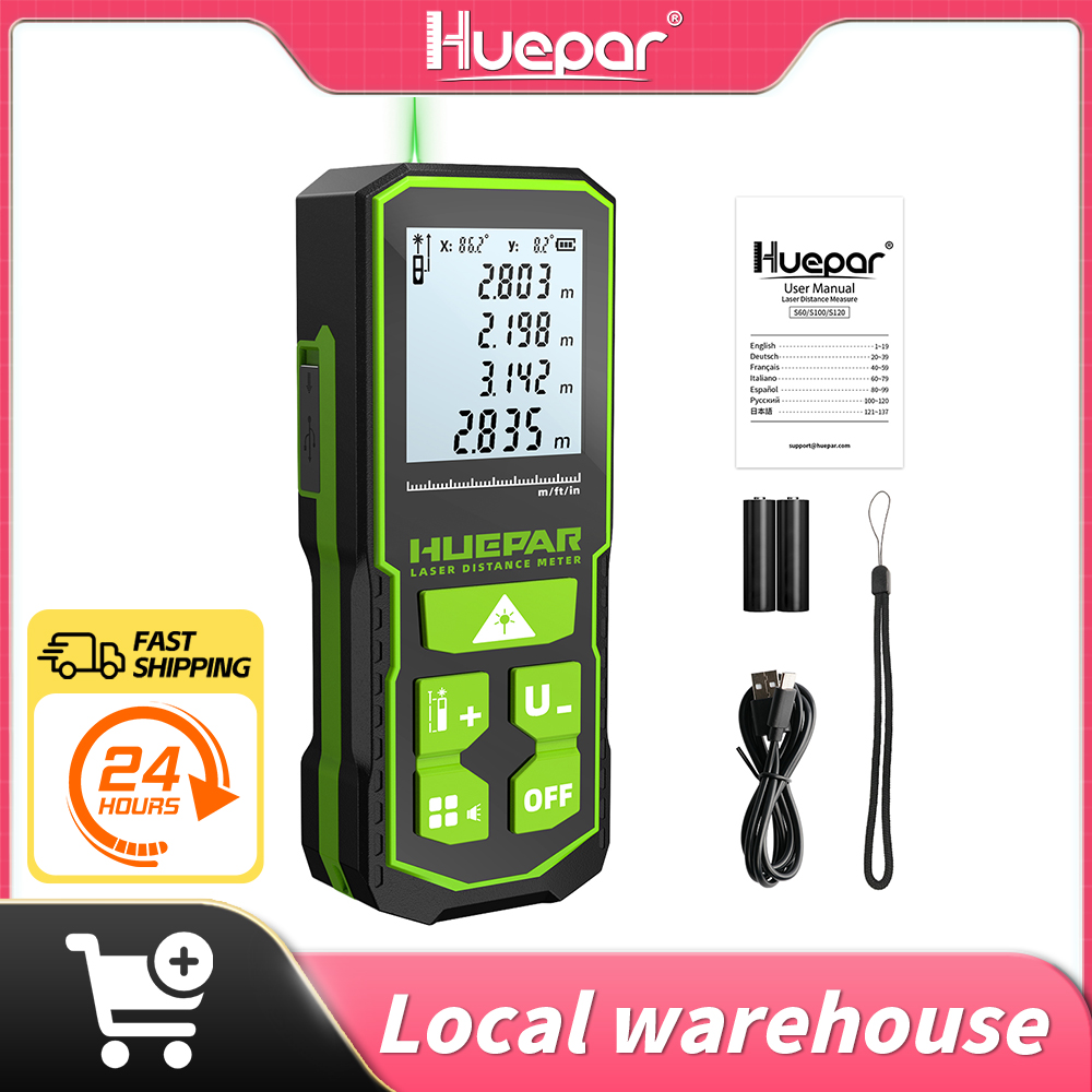 Huepar ليزر Rangefinder الليزر - مراجعة Industrial Laser Rangefinder وسعره