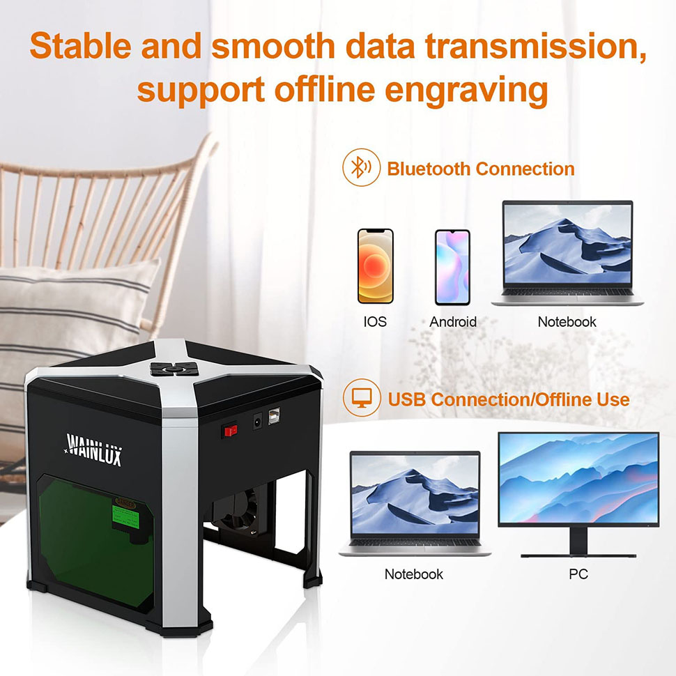Wainlux الليزر حفارة K6 علامة  - مراجعة Industrial Laser Blasting وسعره