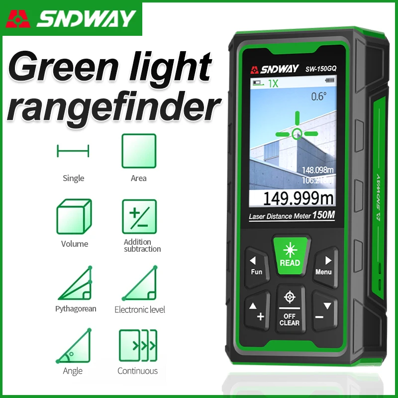جهاز قياس المسافة بالليزر الأخ - مراجعة Industrial Laser Rangefinder وسعره