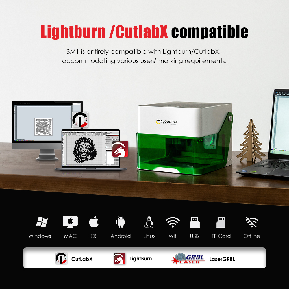 Cloudray 5000mw CNC آلة الحفر  - مراجعة Industrial Laser Blasting وسعره