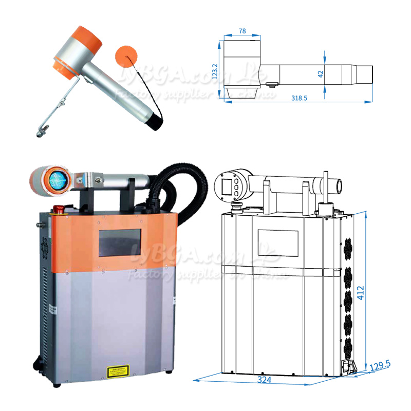 LY-LCG100A 100 واط آلة التنظيف - مراجعة Industrial Laser Machines وسعره