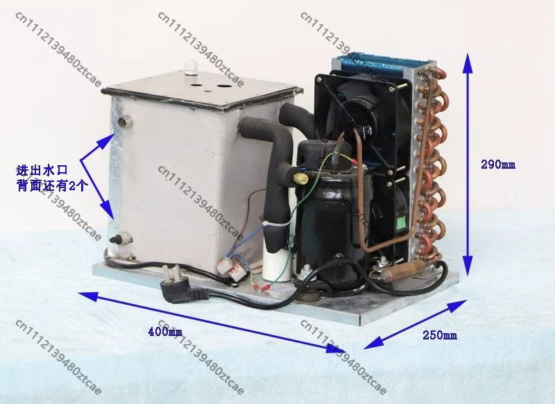 مبرد مياه بضاغط سعة 5 لتر، مبر - مراجعة Laser Chiller Water Cooler وسعره