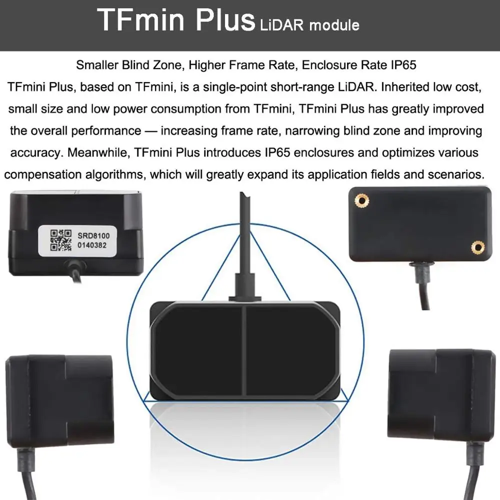 10 قطعة TFmini Plus ليزر ليدار - مراجعة Industrial Laser Rangefinder وسعره
